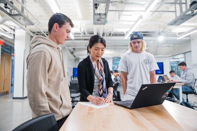 SNHU students and instructor in a classroom