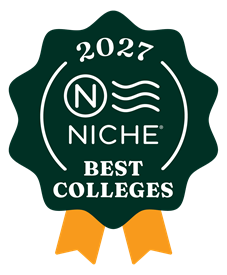Niche 2027 Best Colleges badge recognizing SNHU as the #1 college campus in New Hampshire.