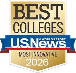 Best Colleges - Most Innovative 2026 badge from U.S. News & World Report