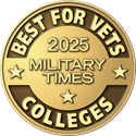 Military Times 2025 'Best for Vets: Colleges' logo.
